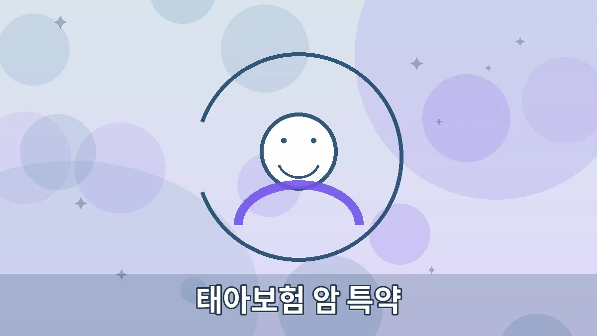 태아보험 암 특약 안내 이미지 1